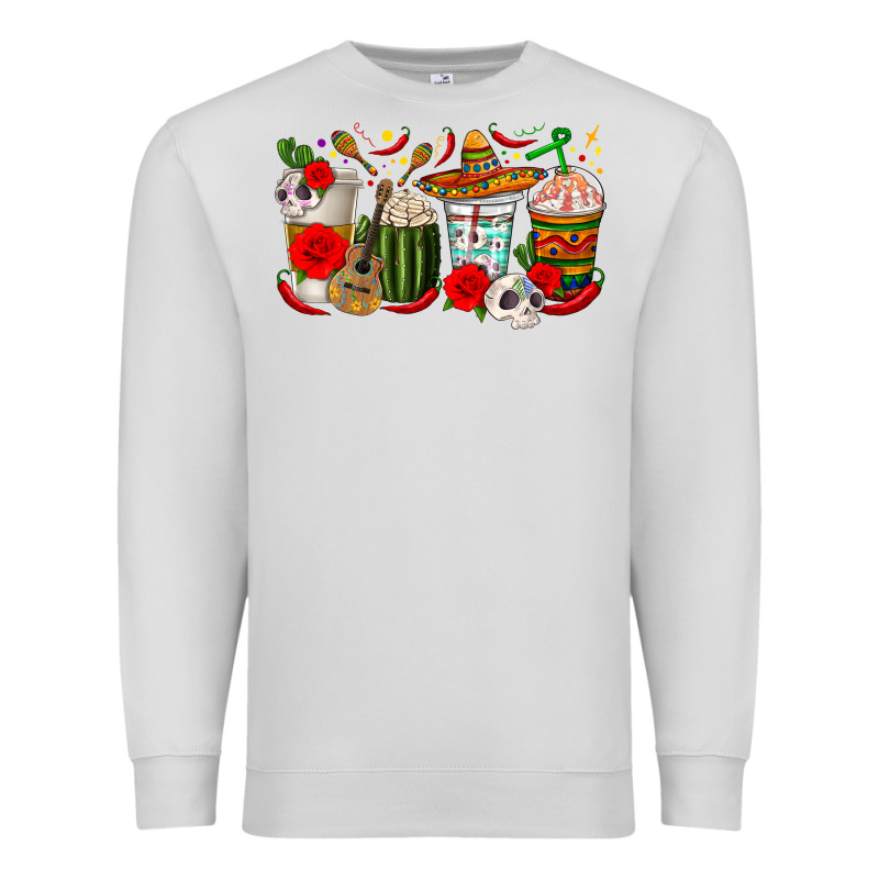 Hispanic Heritage Month Coffee Cups Premium Sweatshirt by texasbilliewilder | Teevron