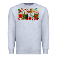 Heather Grey Hispanic Heritage Month Coffee Cups Premium Sweatshirt - texasbilliewilder
