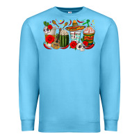 Ocean Blue Hispanic Heritage Month Coffee Cups Premium Sweatshirt - texasbilliewilder