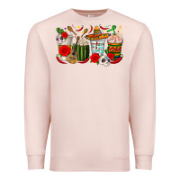 Pale Pink Hispanic Heritage Month Coffee Cups Premium Sweatshirt - texasbilliewilder