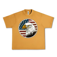 Peanut Butter American Bald Eagle Urban Heavy Tee - Jasminsmagicworld