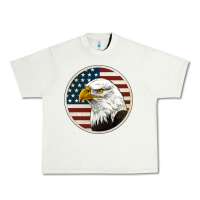 Pistachio American Bald Eagle Urban Heavy Tee - Jasminsmagicworld