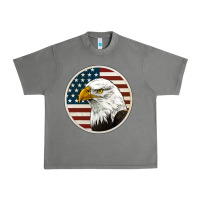 Tornado American Bald Eagle Urban Heavy Tee - Jasminsmagicworld