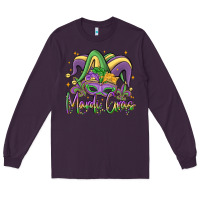 Plum mardi gras Long Sleeve Tee - MaliasSmallBusiness