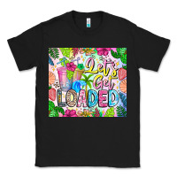 Black Lets Get Loaded Classic Tee - CowhideDigitalArt