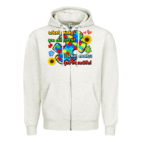 Oatmeal Heather what makes you different is what makes  you beauti Zipper Hoodie - LillyAllenDesigns