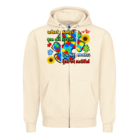 Sandshell what makes you different is what makes  you beauti Zipper Hoodie - LillyAllenDesigns