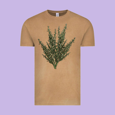 Botanical Sagebrush Illustrations Vintage Tee Designed By Lillyallendesigns