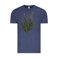 Vintage Denim Botanical Sagebrush Illustrations Vintage Tee - LillyAllenDesigns