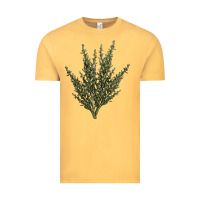 Vintage Mustard Botanical Sagebrush Illustrations Vintage Tee - LillyAllenDesigns