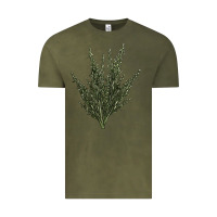 Vintage Olive Botanical Sagebrush Illustrations Vintage Tee - LillyAllenDesigns
