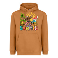 Meerkat My first summer baby cow Heavyweight Hoodie - NancyCooperArtShop