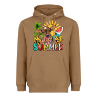 My First Summer Baby Cow Heavyweight Hoodie | Teevron