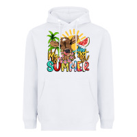 White My first summer baby cow Heavyweight Hoodie - NancyCooperArtShop