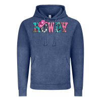 Vintage Denim valentines day howdy and heart gift Vintage Hoodie - AdoDesignShop