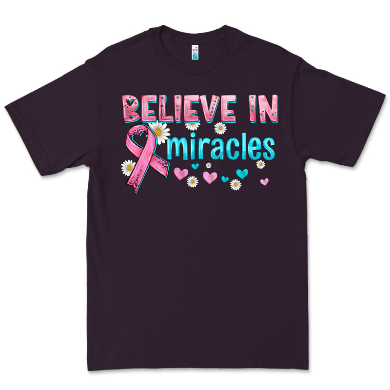 Believe In Miracles With Ribbon Premium Tee by HRA Design Shop | Teevron