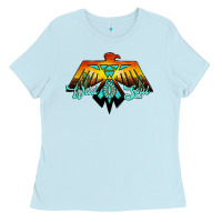 Baby Blue thunderbird wild soul Ladies Tee - JahusDesignShop