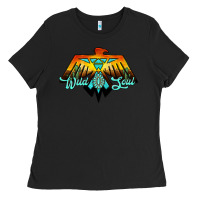 Black thunderbird wild soul Ladies Tee - JahusDesignShop