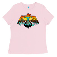 Bubblegum Pink thunderbird wild soul Ladies Tee - JahusDesignShop