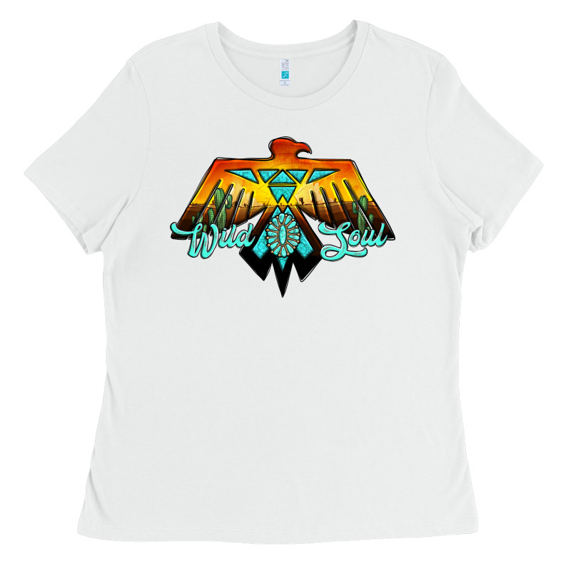 Thunderbird Wild Soul Ladies Tee by JahusDesignShop | Teevron