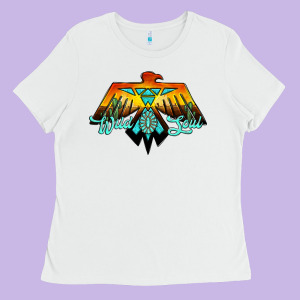 Thunderbird Wild Soul Ladies Tee Designed By Jahusdesignshop