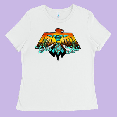 Thunderbird Wild Soul Ladies Tee Designed By Jahusdesignshop