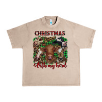 French Oak christmas with my herd cows Urban Heavy Tee - BarkalooDesign