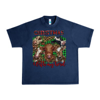 Navy christmas with my herd cows Urban Heavy Tee - BarkalooDesign