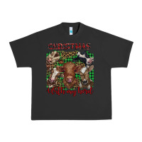 Pigment Black christmas with my herd cows Urban Heavy Tee - BarkalooDesign