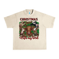 Sandshell christmas with my herd cows Urban Heavy Tee - BarkalooDesign