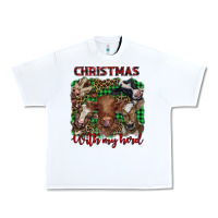 White christmas with my herd cows Urban Heavy Tee - BarkalooDesign