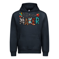 Navy difference maker teacher Urban Hoodie - OliviaCreatesArt