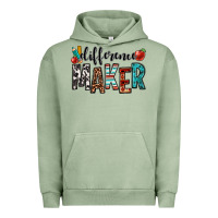 Pigment Oil Green difference maker teacher Urban Hoodie - OliviaCreatesArt