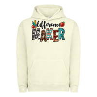 Pigment Pistachio difference maker teacher Urban Hoodie - OliviaCreatesArt