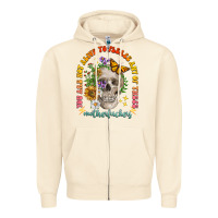 Sandshell not alive to please Zipper Hoodie - LillyAllenDesigns