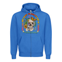 True Royal not alive to please Zipper Hoodie - LillyAllenDesigns