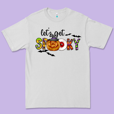 Let's Get Spooky Premium Tee Designed By Cowhidedigitalart