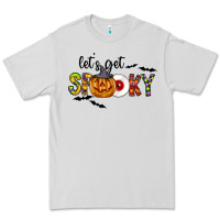 Dove Grey Let's Get Spooky Premium Tee - CowhideDigitalArt