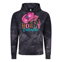 Cloud Black valentines day cowgirl hat and howdy Vintage Hoodie - AdoDesignShop