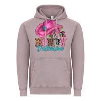 Vintage Zinc valentines day cowgirl hat and howdy Vintage Hoodie - AdoDesignShop