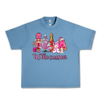Pebble Blue tis the season pink christmas Urban Heavy Tee - AdoDesignShop