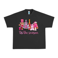 Pigment Black tis the season pink christmas Urban Heavy Tee - AdoDesignShop