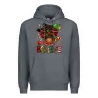 Rock christmas believe afro messy bun Premium Hoodie - texasbilliewilder