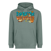 Sage weather Heavyweight Hoodie - texasbilliewilder