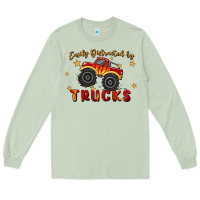 Matcha easily distracted by trucks Long Sleeve Tee - MaliasSmallBusiness