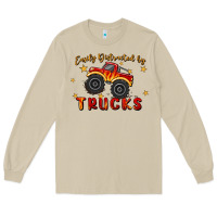 Mushroom easily distracted by trucks Long Sleeve Tee - MaliasSmallBusiness