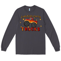 Smoke easily distracted by trucks Long Sleeve Tee - MaliasSmallBusiness