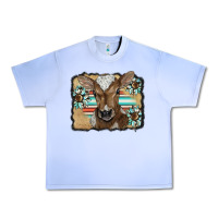 Grape Ice western wreath baby calf Urban Heavy Tee - BarkalooDesign