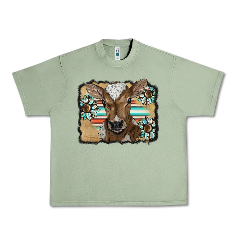 Western Wreath Baby Calf Urban Heavy Tee by BarkalooDesign | Teevron