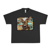 Pigment Black western wreath baby calf Urban Heavy Tee - BarkalooDesign